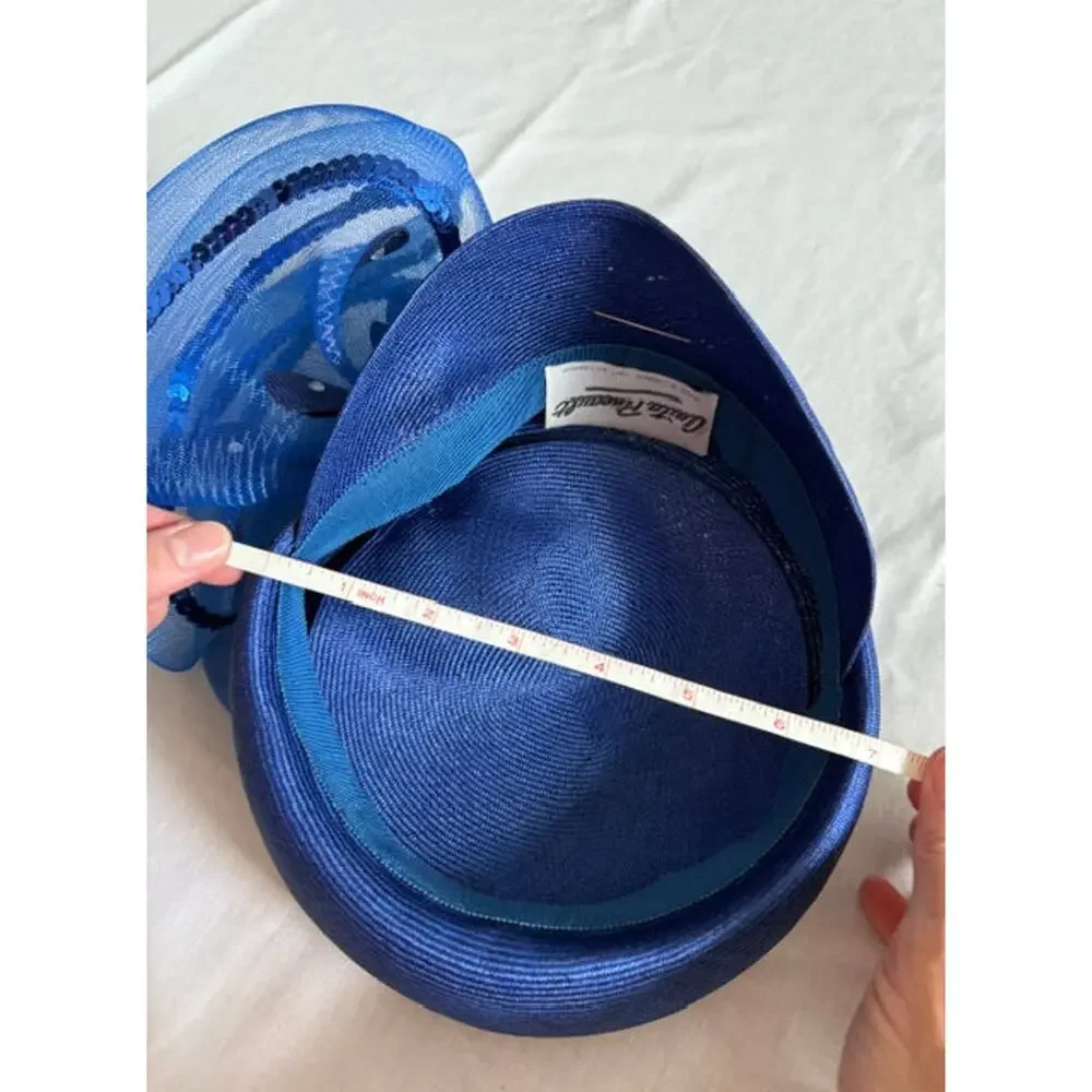 Anita Pineault Royal Blue Fascinator Hat